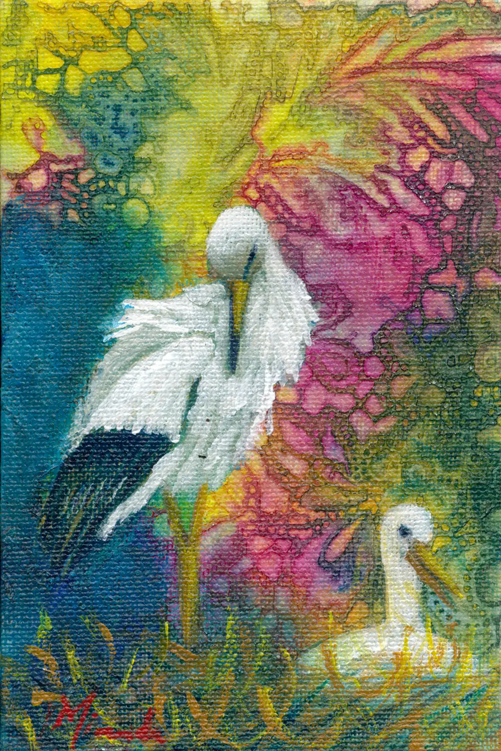 Mini 5 - mixed media artwork