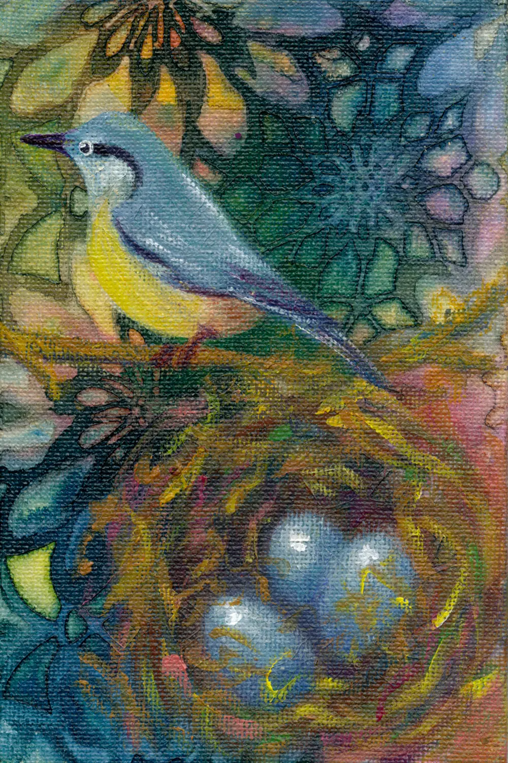 Mini 13 - mixed media artwork