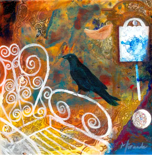 The Empty Space - mixed media artwork